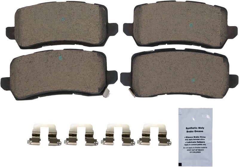 HUSCH D1698 Rear Ceramic Brake Pads Kit Fit For Acura RLX 2014-2020, For TLX 2015-2020 - Image 2
